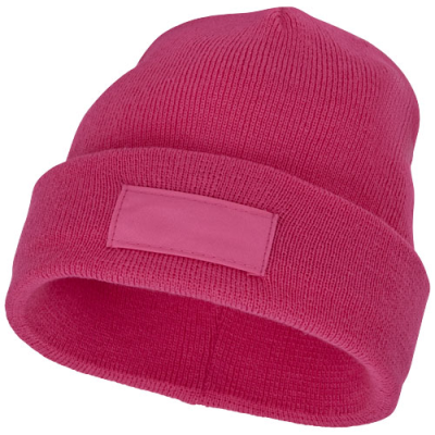 BOREAS BEANIE with Patch in Magenta