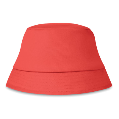 COTTON SUN HAT 160G in Red