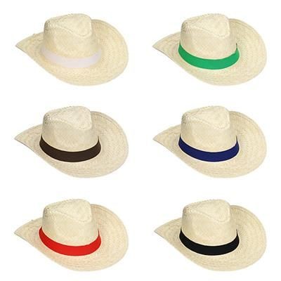 COWBOY LOOK STRAW HAT