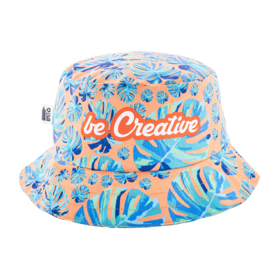 CUSTOM RPET BUCKET HAT in White