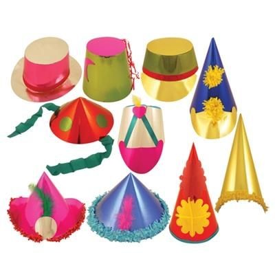 DELUXE FOILBOARD CARNIVAL PARTY HAT