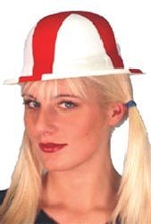 ENGLAND ST GEORGE PLASTIC BOWLER HAT