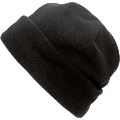 FLEECE BEANIE in Black