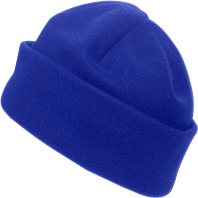 FLEECE BEANIE in Cobalt Blue