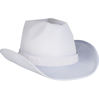 HAT BALDWIN in White  - PROMOTIONAL CORPORATE GIFT