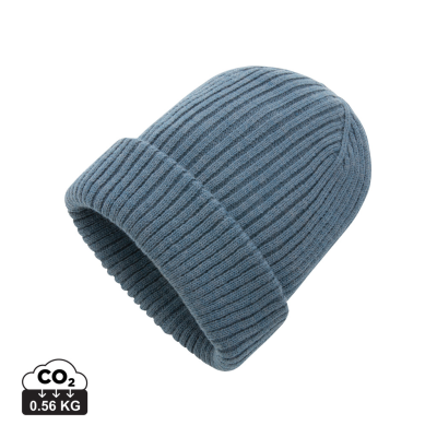 IMPACT AWARE™ POLYLANA® DOUBLE KNITTED BEANIE in Blue