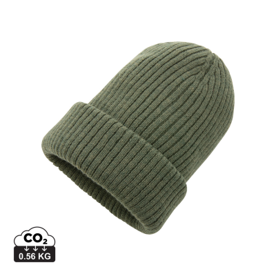 IMPACT AWARE™ POLYLANA® DOUBLE KNITTED BEANIE in Green