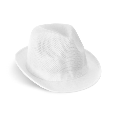 MANOLO PP TRILBY STYLE HAT in White