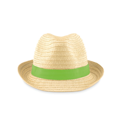 PAPER STRAW HAT in Green
