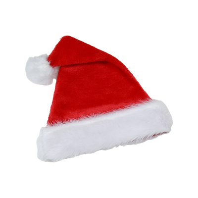 PLUSH FATHER CHRISTMAS SANTA HATS - PROMOTIONAL CORPORATE GIFT