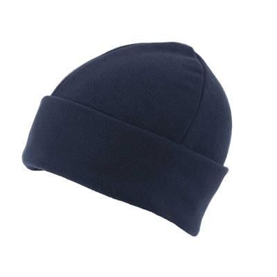 POLAR FLEECE SKI HAT in Navy Blue