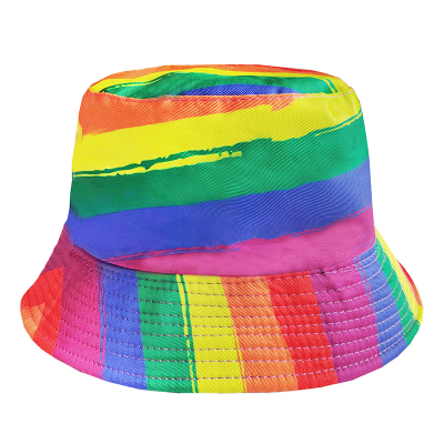 RAINBOW BUCKET HAT