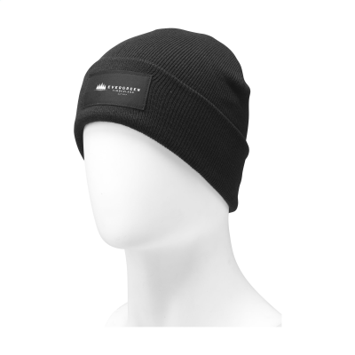 STAVANGER GRS RPET BEANIE HAT in Black
