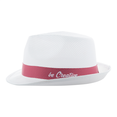 SUBLIMATION BAND FOR STRAW HATS in White