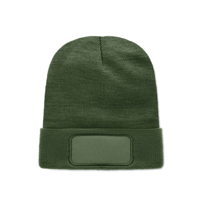 UNISEX BEANIE RPET POLYESTER in Green