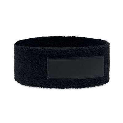 HEAD BAND in Polycotton in Black