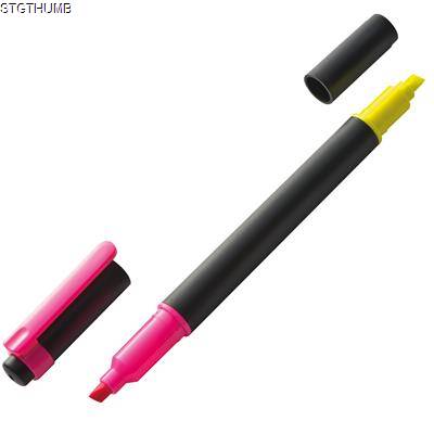 HIGHLIGHTER with 2 Neon Fluorescent Colours