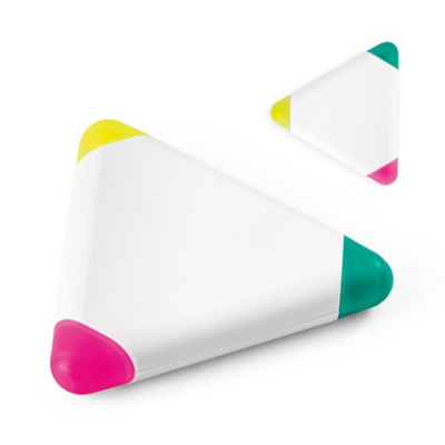TRIAN 3-COLOUR TRIANGULAR SHAPE PP HIGHLIGHTER