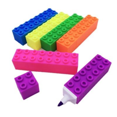 BUILDING CUBE BLOCK HIGHLIGHTERS