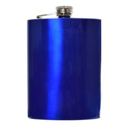 8OZ HIP FLASK in Blue