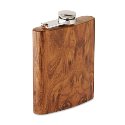 SLIM HIP FLASK 190 ML in Brown