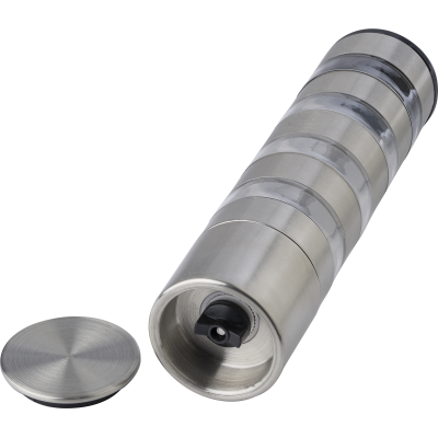STAINLESS STEEL METAL SPICE GRINDER in Silver