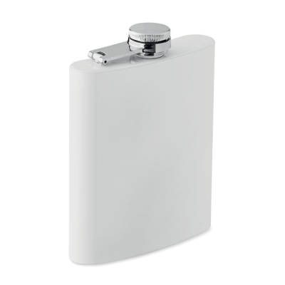 SUBLIMATION SLIM HIP FLASK in White