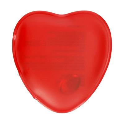 GEL HEATING PAD HEART in Small Red