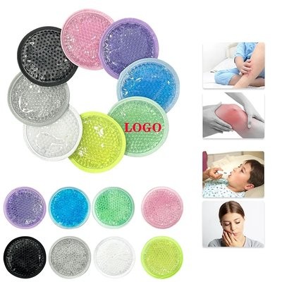 REUSABLE ROUND GEL ICE HOT COLD PACK