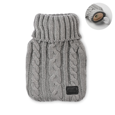 HOT WATER BOTTLE 400ML in Grey