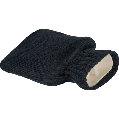 HOT-WATER BOTTLE KALIBO in Black 