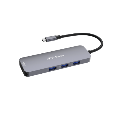 VERBATIM USB-C PRO MULTIPORT HUB 8 PORT