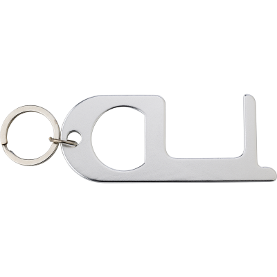 ALUMINIUM METAL DOOR OPENER in Silver