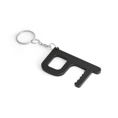 HANDY SAFE MULTIFUNCTION KEYRING in Black