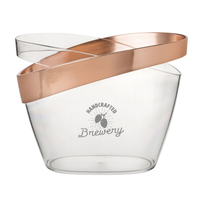 COPPER BANDED CHAMPAGNE BUCKET (30CM)