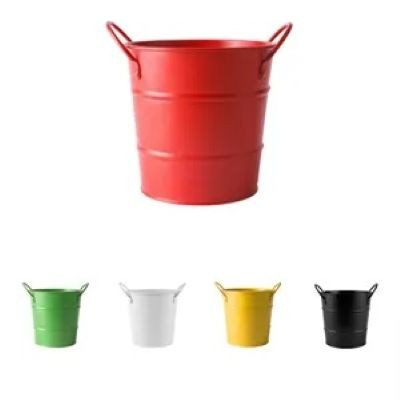 METAL ICE BUCKET with Handles