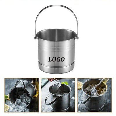 STAINLESS STEEL BUCKET ICE CONTAINER