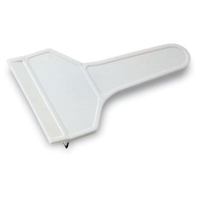ICE SCRAPER - WHITE with Rubber Wiper