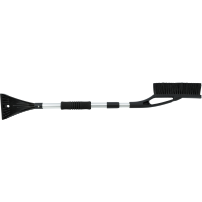 ICE SCRAPER AND SNOW BRUSH in Black
