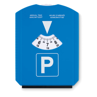 ICE SCRAPER in Parking Card in Blue