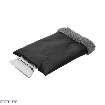 ICE SCRAPER VISION with Gloves, Black