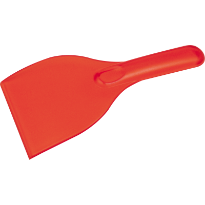 PLASTIC ICE SCRAPER HULL in Red 