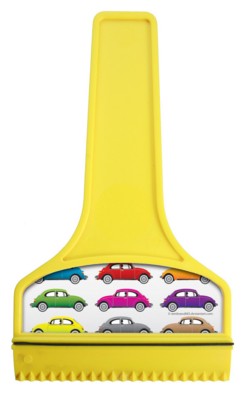 PLASTIC ICE SCRAPER with Rubber Wiper Blade