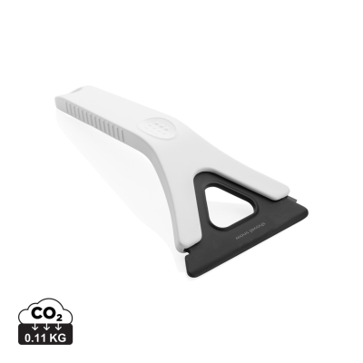POLARD RCS CERTIFIED RECYCLED PLASTIC 3-IN-1 ICE SCRAPER in White