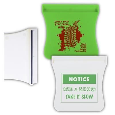 RECYCLED BILLBOARD ICE SCRAPER