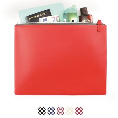 RECYCLED COMO LARGE ZIP TABLET OR ACCESSORY POUCH