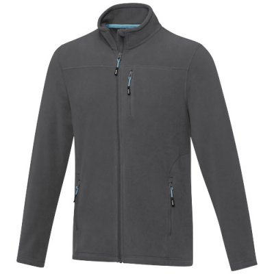 AMBER MENS GRS RECYCLED FULL ZIP FLEECE JACKET