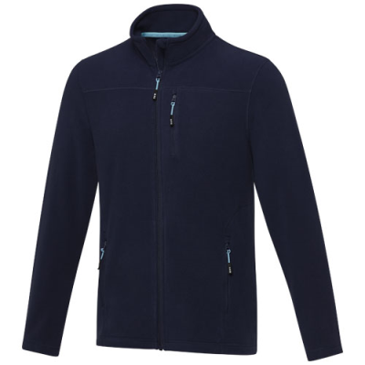 AMBER MENS GRS RECYCLED FULL ZIP FLEECE JACKET