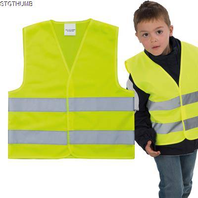 CHILDRENS SAFETY JACKET with Reflecting Stripe