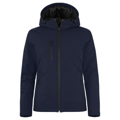 CLIQUE PADDED HOODY SOFTSHELL LADIES - PROMOTIONAL CORPORATE GIFT